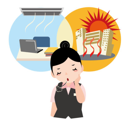 エアコンが冷えなくなったり異音がしたらまずこの３つを確認！